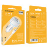 Borofone BZ14 Cargador Coche Doble (USB-M)