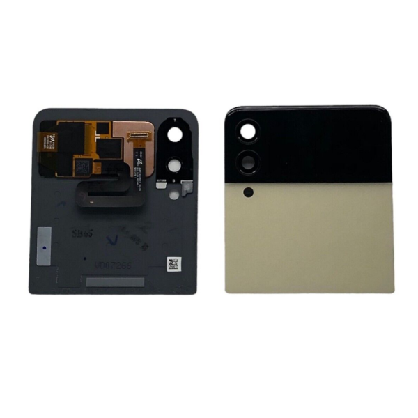 Tapa Trasera Con Pantalla Para Samsung Z Flip 3 5G / F711 Oro