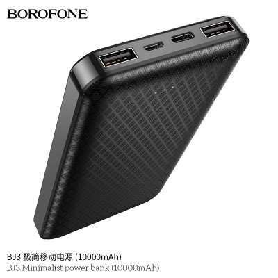 Borofone Bj3 Power Bank Pequeño Y Portátil Bj3 10000