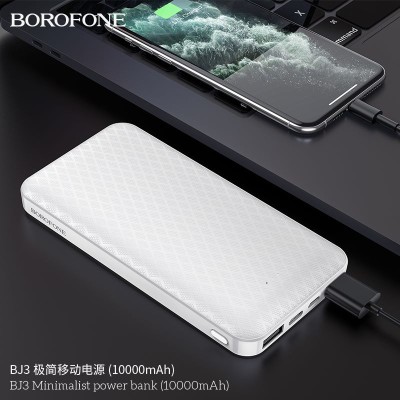 Borofone Bj3 Power Bank Pequeño Y Portátil Bj3 10000