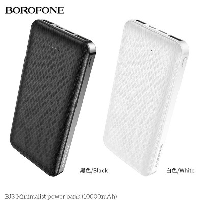 Borofone Bj3 Power Bank Pequeño Y Portátil Bj3 10000