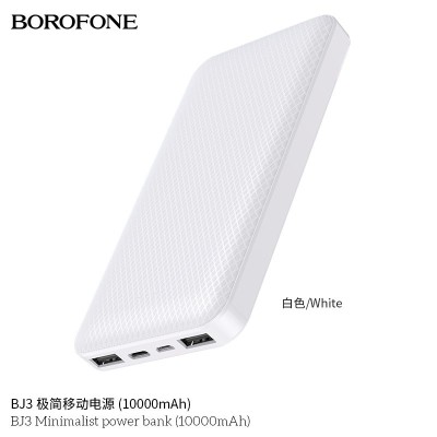 Borofone Bj3 Power Bank Pequeño Y Portátil Bj3 10000