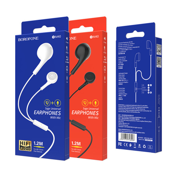 Borofone Bm40 Auriculares Universales Con Micrófono