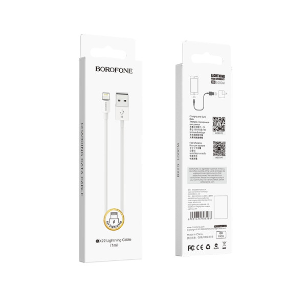 Borofone Bx22 Bloom Cable De Datos De Carga Para Ip