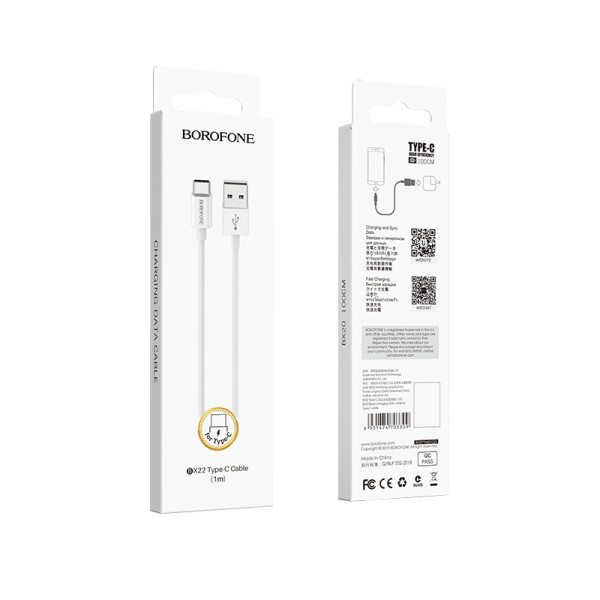 Borofone Bx22 Bloom Cable De Datos De Carga Para Tipo-C