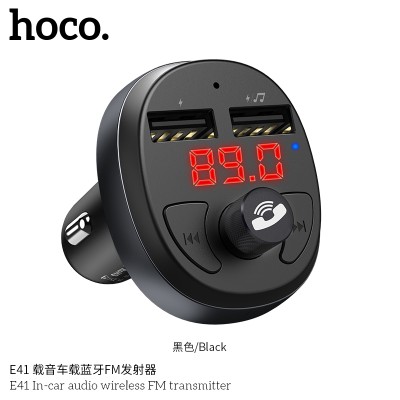 Hoco E41 Transmisor Fm Inalámbrico De Audio Para Coche