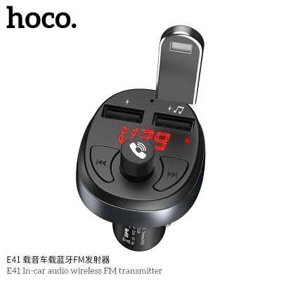 Hoco E41 Transmisor Fm Inalámbrico De Audio Para Coche