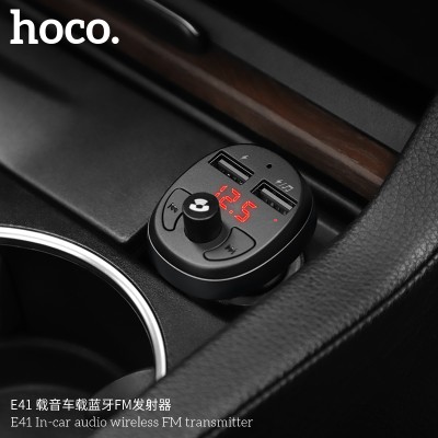 Hoco E41 Transmisor Fm Inalámbrico De Audio Para Coche