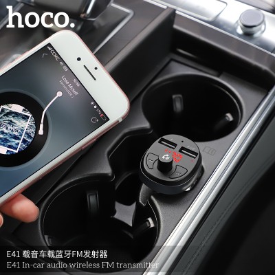 Hoco E41 Transmisor Fm Inalámbrico De Audio Para Coche