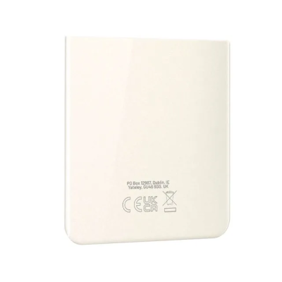 Tapa Trasera Para Samsung Z Flip 5 / F731 Parte Inferior (Abajo) Blanco