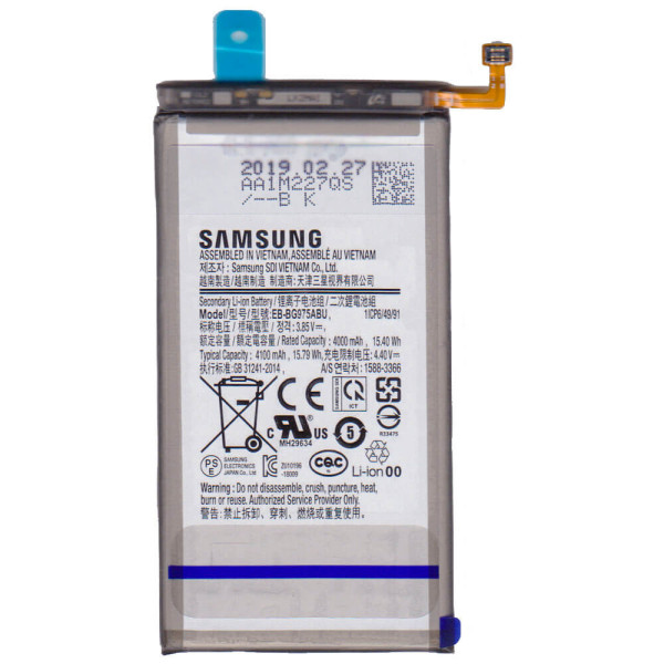 Bateria Original Servicepack Para Samsung S10 Plus / G975 4000Mah -Eb-Bg975Abu