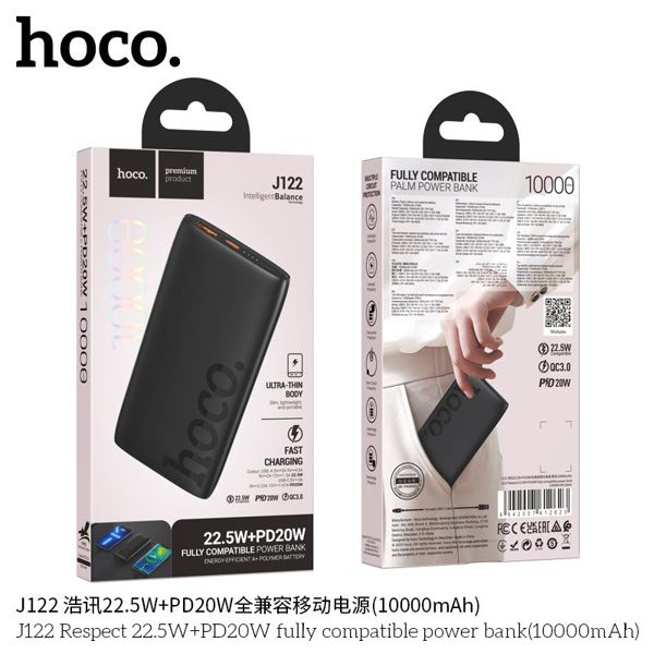 Hoco J122 Power Bankde 22,5 W+PD20W (10000 mAh)