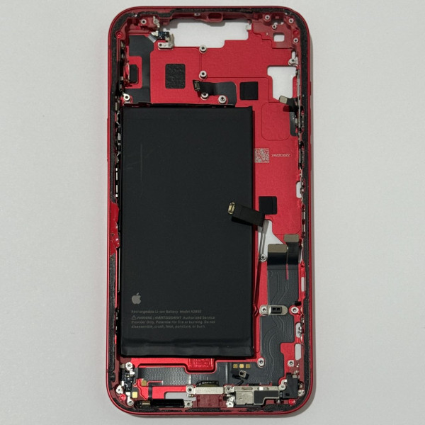 Chasis De Desmontaje Original Para Iphone 14 Plus Rojo-Con Piezas