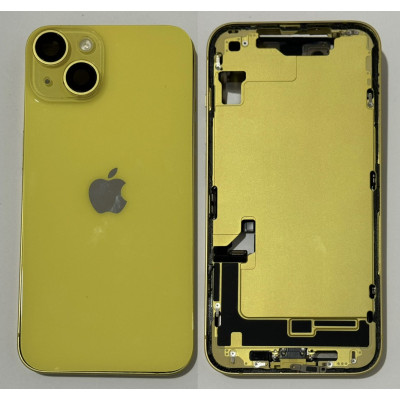 Chasis De Desmontaje Original Para Iphone 14 Amarillo-Con Piezas