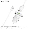 Borofone BZ12A Cargador Coche QC3.0 (USB-M)