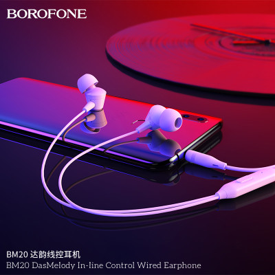 Borofone Bm20 Auricular Con Cable De Control De Control De Dasmelody