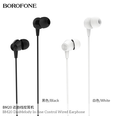 Borofone Bm20 Auricular Con Cable De Control De Control De Dasmelody