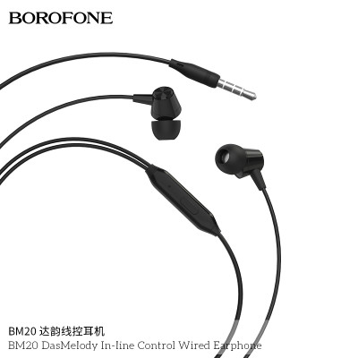 Borofone Bm20 Auricular Con Cable De Control De Control De Dasmelody