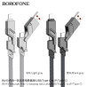 Borofone BU43 Cable Carga 4in1 (USB-C-iP/C-C-iP)