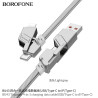Borofone BU43 Cable Carga 4in1 (USB-C-iP/C-C-iP)