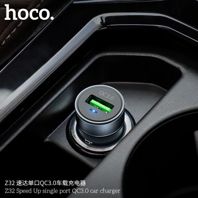 Hoco Z32 Cargador De Coche Qc3.0 De Puerto Único