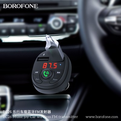 Borofone Bc26 Music Joy Transmisor Fm Inalámbrico Para Coche