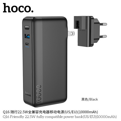 Hoco Q16 Compatible 22.5W Con Echufe Corriente Incluido (US/EU)(10000mAh)