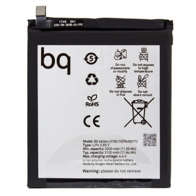 Bateria Para BQ U2 / BQ U2 / BQ U2 LITE / BQ V / BQ VS 3100mAh