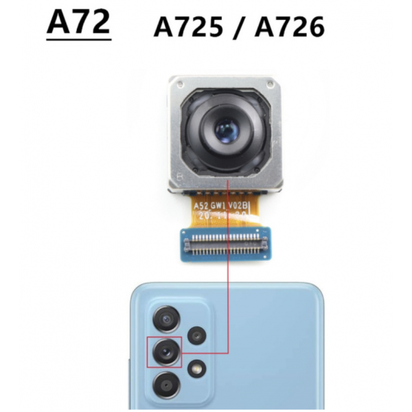 Camara TRASERA Para Samsung A726 / A72 5G