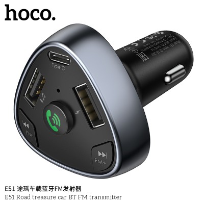 Hoco E51 Transmisor Fm Bluetooth Para Coche