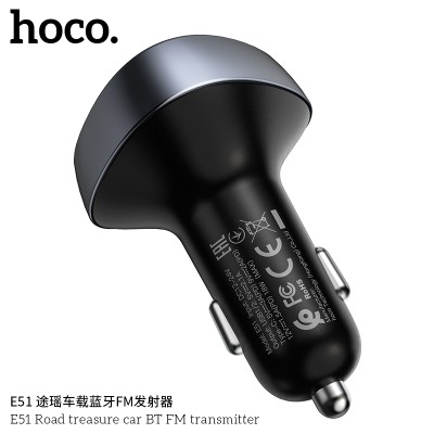 Hoco E51 Transmisor Fm Bluetooth Para Coche