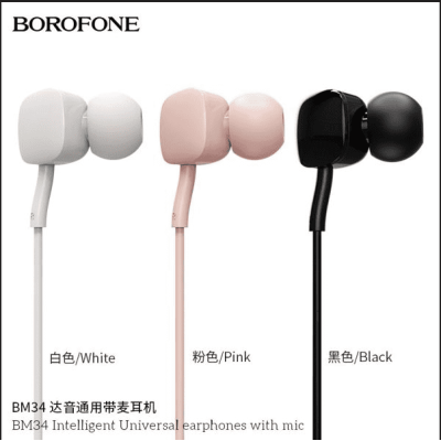 Borofone Bm34 Auriculares Con Micrófono Y Entrada Tipo Jack