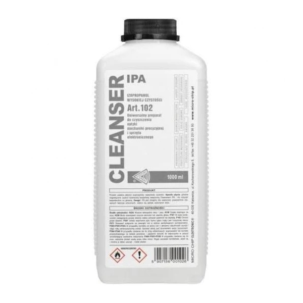 Alcohol Isopropilico Para Limpieza Ipa Cleanser Art 102 1000Ml (1 Litro)