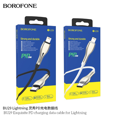 Borofone Bu29 Cable De Datos De Carga Pd Exquisito Para Ip