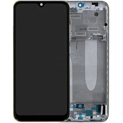 Pantalla Completa Original Servicepack Para Xiaomi Mi A3 Con Marco Blanco