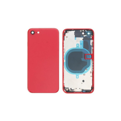 Chasis Con Tapa Trasera Para Iphone Se 2022 Rojo