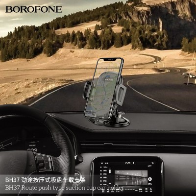 Borofone Bh37 Soporte De Coche Con Ventosa De Empuje Route