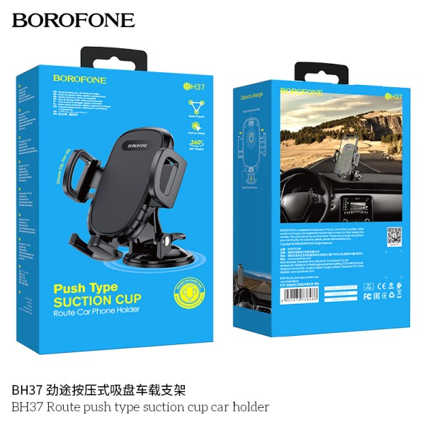 Borofone Bh37 Soporte De Coche Con Ventosa De Empuje Route