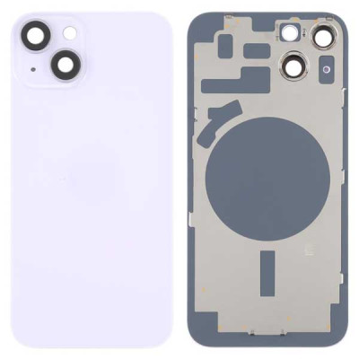 Tapa Trasera Con Soporte Metal Con Iman Y Lente De Camara Para Iphone 14 Plus Morado