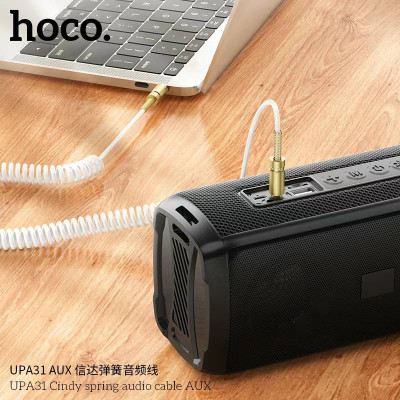 Hoco Upa31 Cable De Audio Jack Cindy Spring Aux L-3M