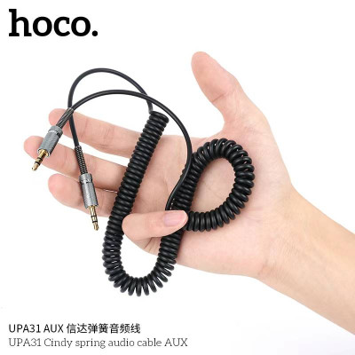 Hoco Upa31 Cable De Audio Jack Cindy Spring Aux L-3M