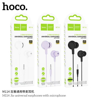 Hoco M114 Auriculares Universales Jack Con Micrófono