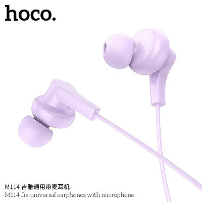 Hoco M114 Auriculares Universales Jack Con Micrófono