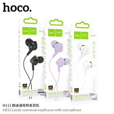 Hoco M113 Auriculares Universales Jack Con Micrófono