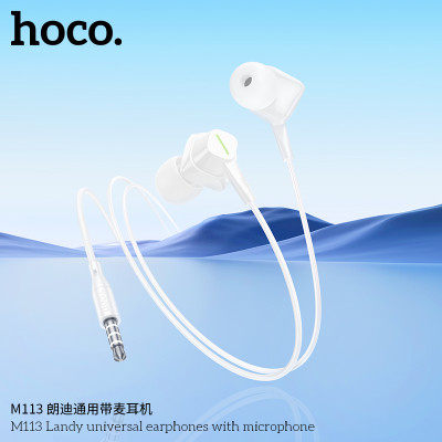 Hoco M113 Auriculares Universales Jack Con Micrófono