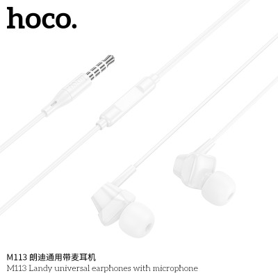 Hoco M113 Auriculares Universales Jack Con Micrófono