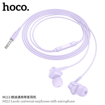 Hoco M113 Auriculares Universales Jack Con Micrófono