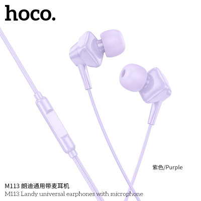 Hoco M113 Auriculares Universales Jack Con Micrófono