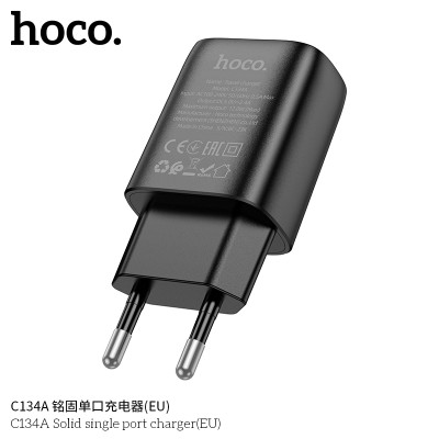 Hoco C134A Cargador Enchufe 12W Usb