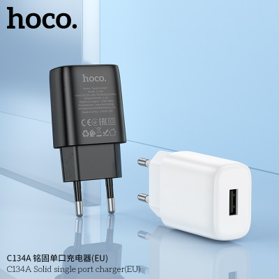 Hoco C134A Cargador Enchufe 12W Usb